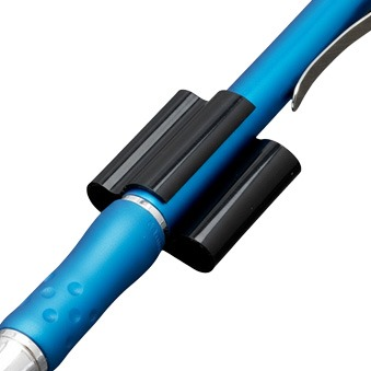 Plastikowy uchwyt samoprzylepny na długopis lub ołówek